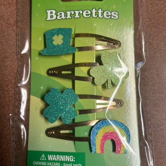 St. Patrick’s Day Earrings & Barrettes - Picture 3 of 7